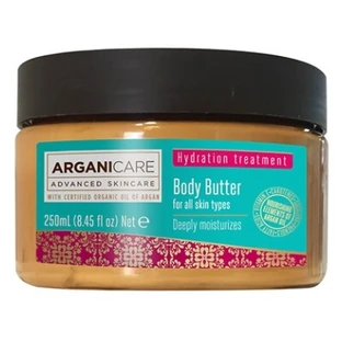 Manteca corporal hidratante Arganicare, 250 ml