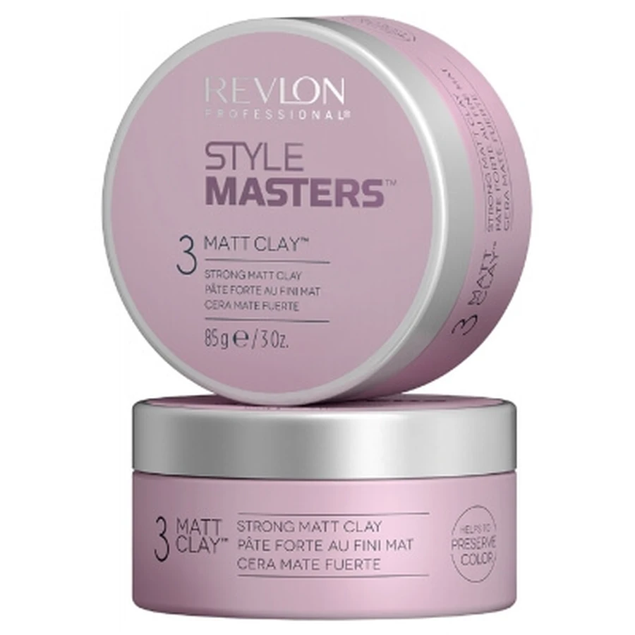 Revlon Professional Style Masters 3 Matt Clay wax met sterke fixatie en een matte finish, 85 g