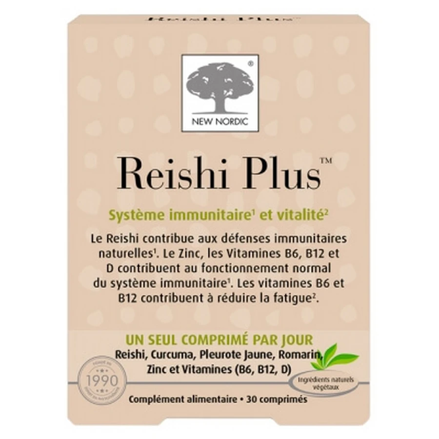 New Nordic Reishi Plus 30 Tablets