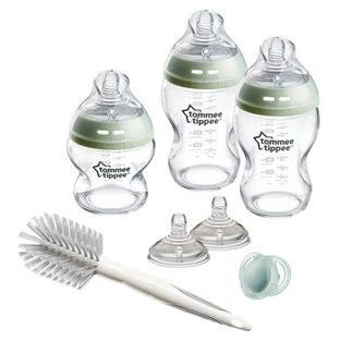 Tommee Tippee Natural Start Glass Starter Kit for Newborns, 0–3 Months
