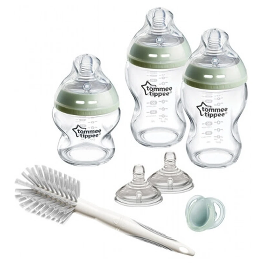 Tommee Tippee Natural Start Glass Starter Kit for Newborns, 0–3 Months