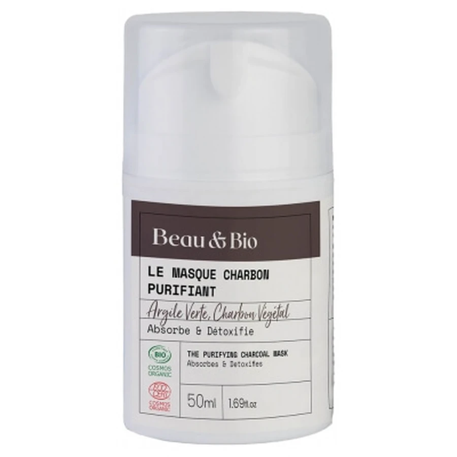 Beau & Bio Le Masque Charbon Purifiant Bio 50 ml
