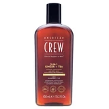 American Crew 3-En-1 GingembreThé, Shampooing, Après Shampooing & Gel Douche pour Cheveux et Corps (450ml), Revitalisant et hydratant