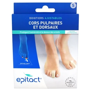 Epitact Adjustable Finger Sleeves for Metacarpal and Dorsal Bumps, Size S