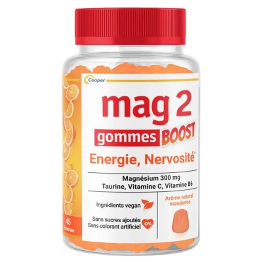 Mag 2 Energy and Anxiety Boost, 45 Gummies