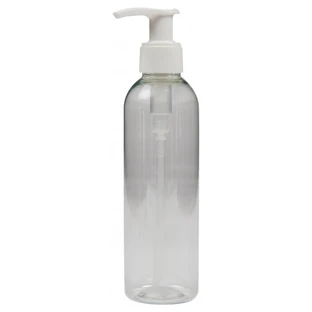 Laboratoire du Haut-Ségala: botella de PET transparente con dosificador de crema, 200 ml