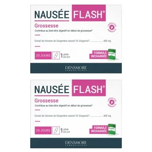 Densmore Nausea Flash Pregnancy 20 Capsules, 2-Pack