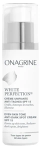 Onagrine White Perfection Anti-Dark Spot Evening Cream SPF 15, 40 ml