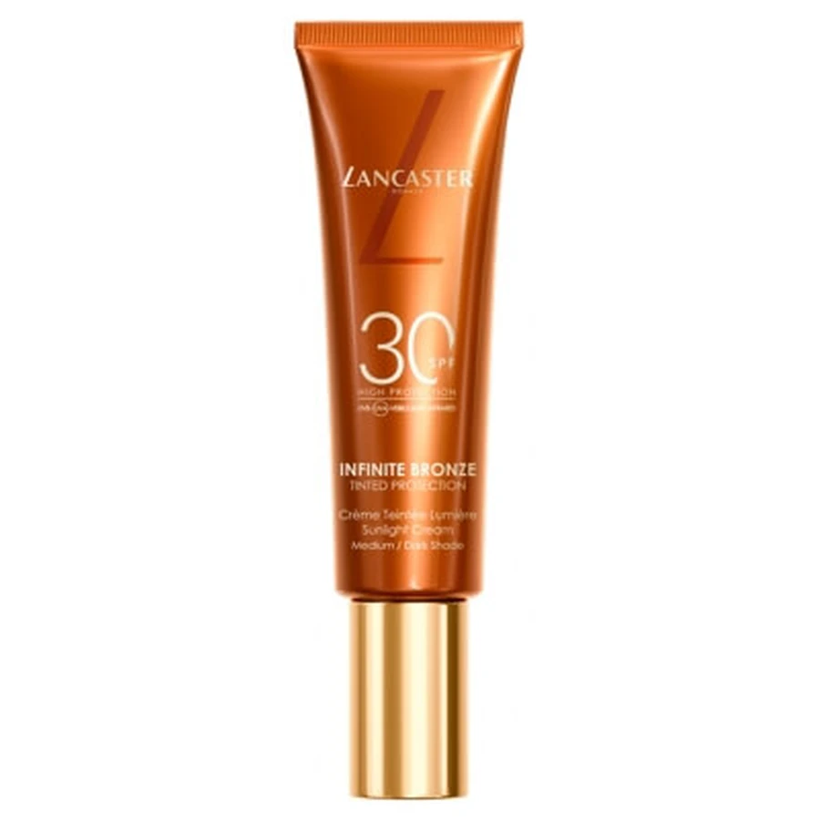 Crema hidratante con color iluminadora Lancaster Infinite Bronze, tono SPF 30, 50 ml