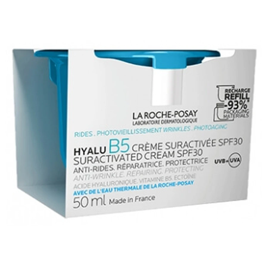 La Roche-Posay Hyalu B5 Super-Active Anti-Falten-Reparatur- und Schutzcreme LSF 30, 50 ml Nachfüllpackung