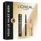 Set de regalo Panorama de L'Oréal Paris: 9,9 ml + Infaillible Grip: 5 g + Color Riche Satin Rose Tendre: 4,5 g