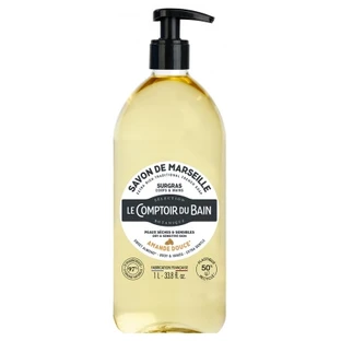 Le Comptoir du Bain Marseille-Seife, Süßmandel, besonders feuchtigkeitsspendend, 1 l