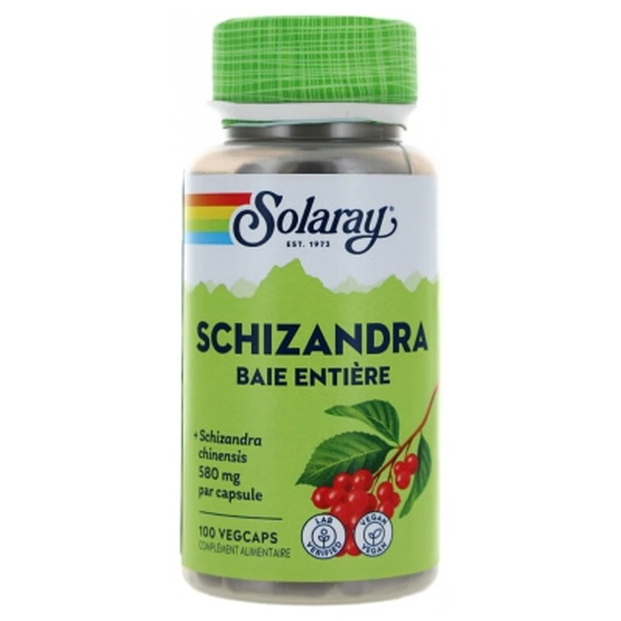 Solaray Schizandra 100 vegetarische Kapseln