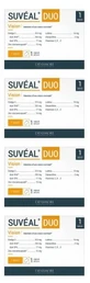 Densmore Suvéal Duo Concentrated Capsules, Pack of 4 x 30 Capsules