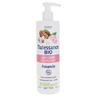 Natessance Lapte de corp hrănitor cu migdale organice 400 ml