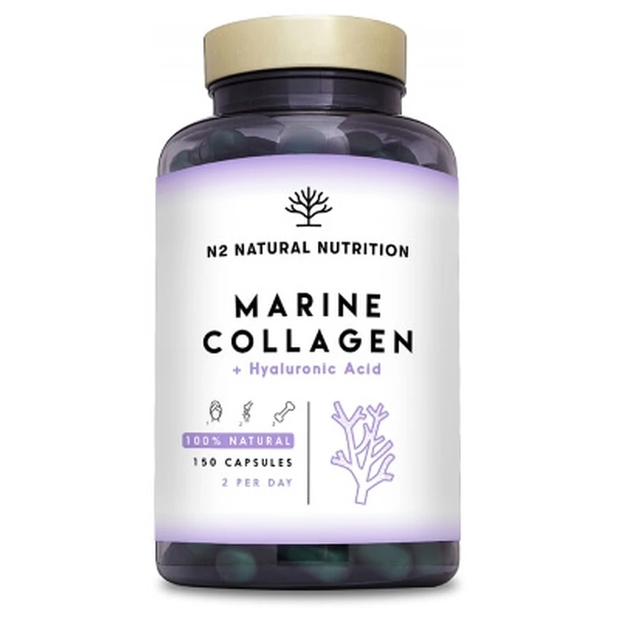 N2 Natural Nutrition Marine Collagen and Hyaluronic Acid, 150 Capsules