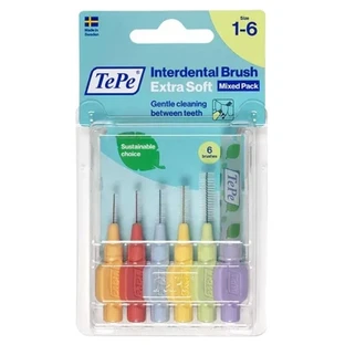 TePe Brossettes Interdentaires Extra Souples Assortiment Taille 1 à 6