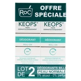 RoC Keops Roll-On Deodorant, 2-Pack (30 ml each)