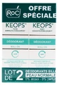 RoC Keops Déodorant à Bille Lot de 2 x 30 ml