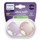 Chupetes ortodónticos de silicona Avent Ultra Soft 2, de 6 a 18 meses