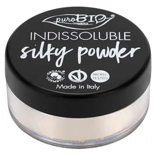 PuroBIO Cosmetics Silky Powder, Water-Resistant Loose Powder, 8 g