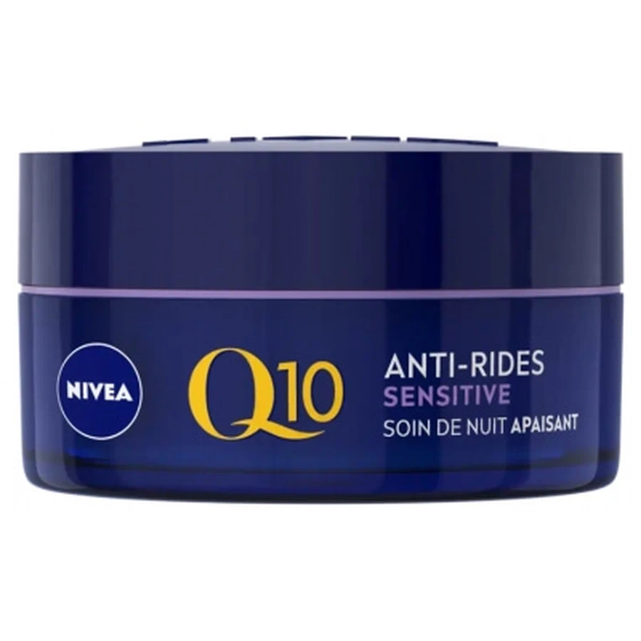 Nivea Q10 Anti-Falten-Nachtcreme für empfindliche Haut, beruhigend, 50 ml