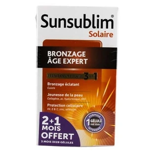 Nutreov Sunsublim Bronzage Âge Expert Lot de 3 x 28 Gélules