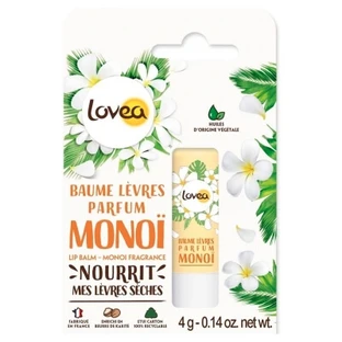 Bálsamo labial con aroma a monoï de Lovea, 4 g