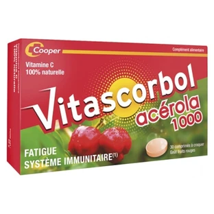 Vitascorbol Acerola 1000, 30 comprimidos masticables