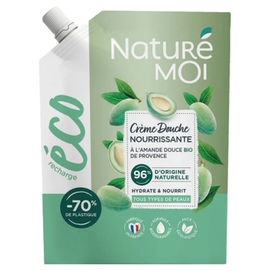 Naturé Moi Crème Douche Nourrissante Amande Douce Éco-Recharge 500 ml