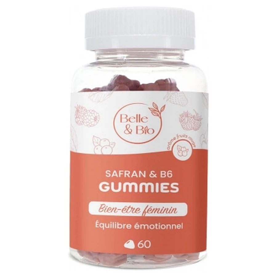 Belle & Bio Saffraan & B6 60 gummies