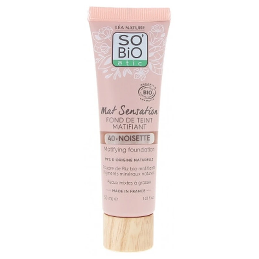 Léa Nature SO BIO étic Mat Sensation Biologische Mattigende Foundation 30 ml