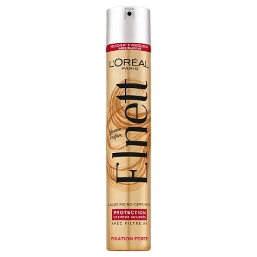 L'Oréal Paris Elnett Laca de fijación fuerte con protección del color, 400 ml
