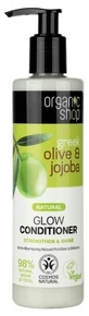 Organic Shop Natuurlijke conditioner voor kracht en glans met olijf en jojoba, 280 ml