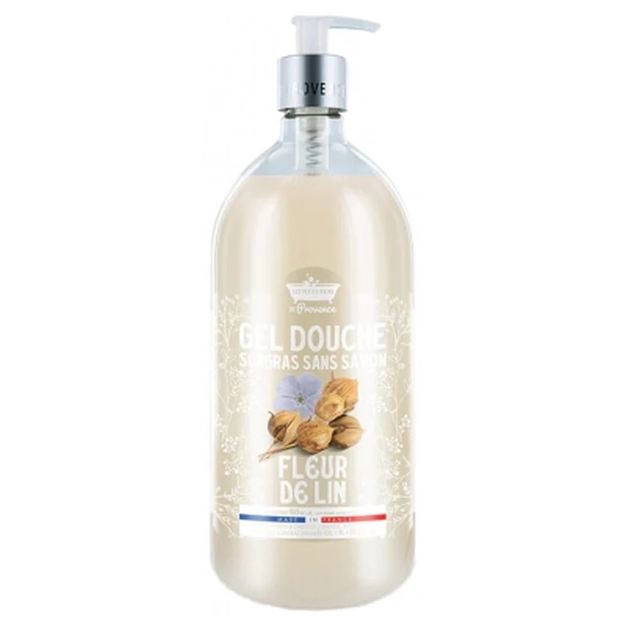 Les Petits Bains de Provence Gel Douche Fleur de Lin 1 L