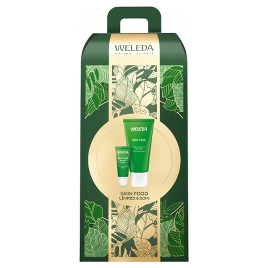 Crema reparadora Skin Food de Weleda, 30 ml + Bálsamo labial nutritivo intensivo, 8 ml