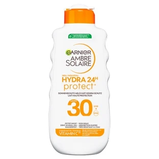 Loción corporal Garnier Ambre Solaire Hydra 24H Protect con SPF 30, 175 ml
