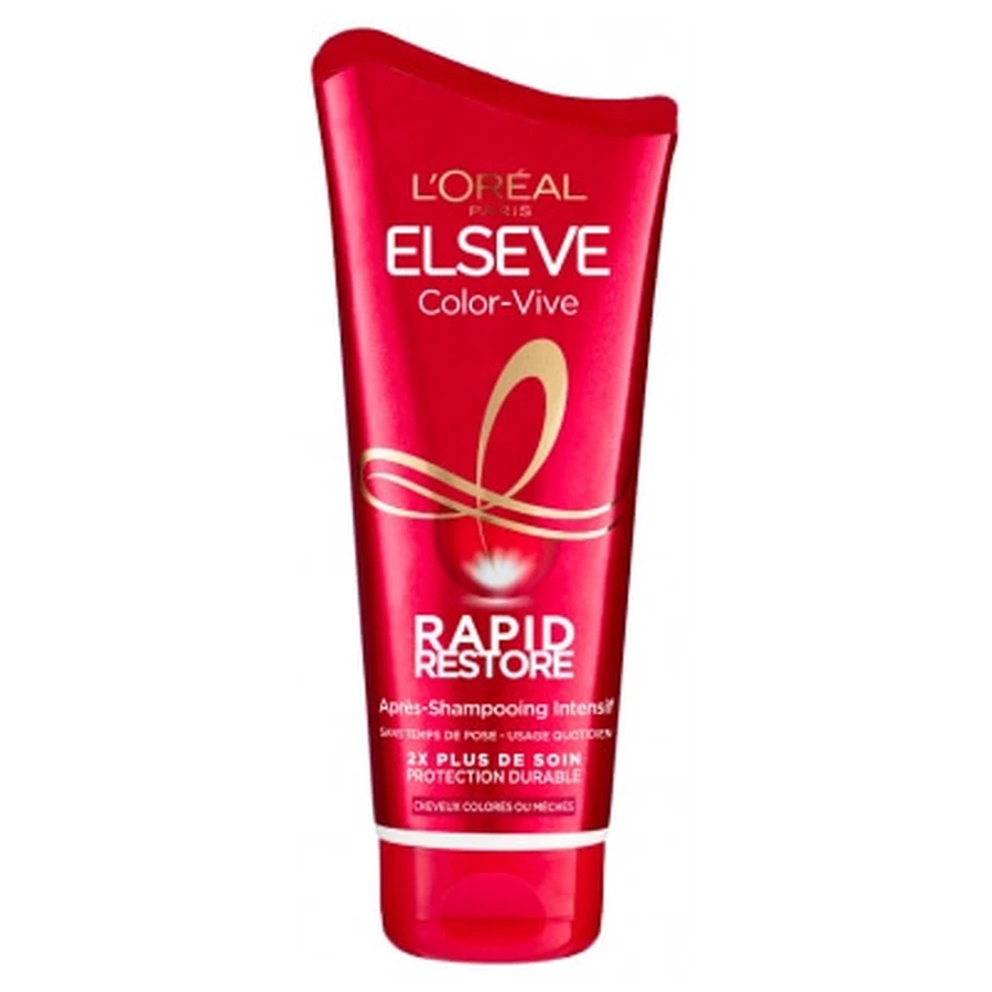 L'Oréal Paris Elseve Color-Vive Acondicionador intensivo de restauración rápida, 180 ml