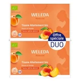 Té de hierbas ecológico de melocotón y albaricoque para la lactancia de Weleda, paquete de 2 x 20 bolsitas de té