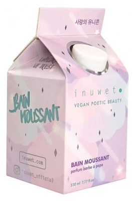 Inuwet Cotton Candy-Scented Bubble Bath, 230 ml