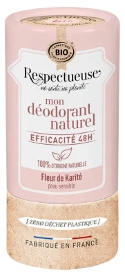 Respectueuse My Natural Deodorant with Organic Shea Flower, 50 g
