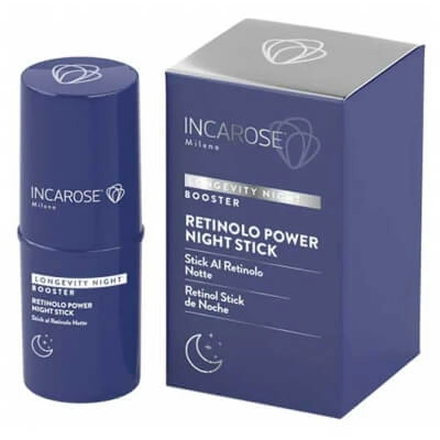 Incarose Longevity Night Booster Stick de Nuit au Rétinol 14 g