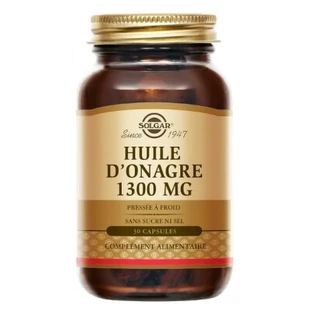 Aceite de onagra de Solgar, 1300 mg, 30 cápsulas