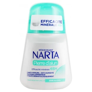 Narta 48-uurs deodorant met aluinstenen, 50 ml