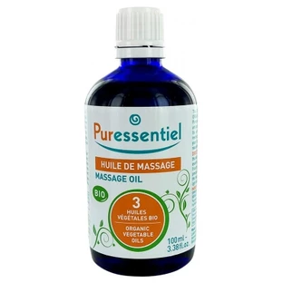 Puressentiel massageolie met 3 biologische plantaardige oliën, 100 ml