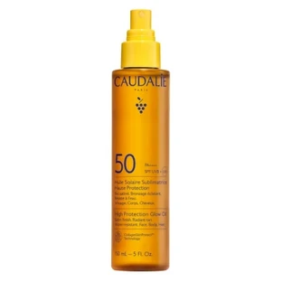 Caudalie Sonnenöl mit hohem Lichtschutzfaktor 50 für einen strahlenden Teint, 150 ml