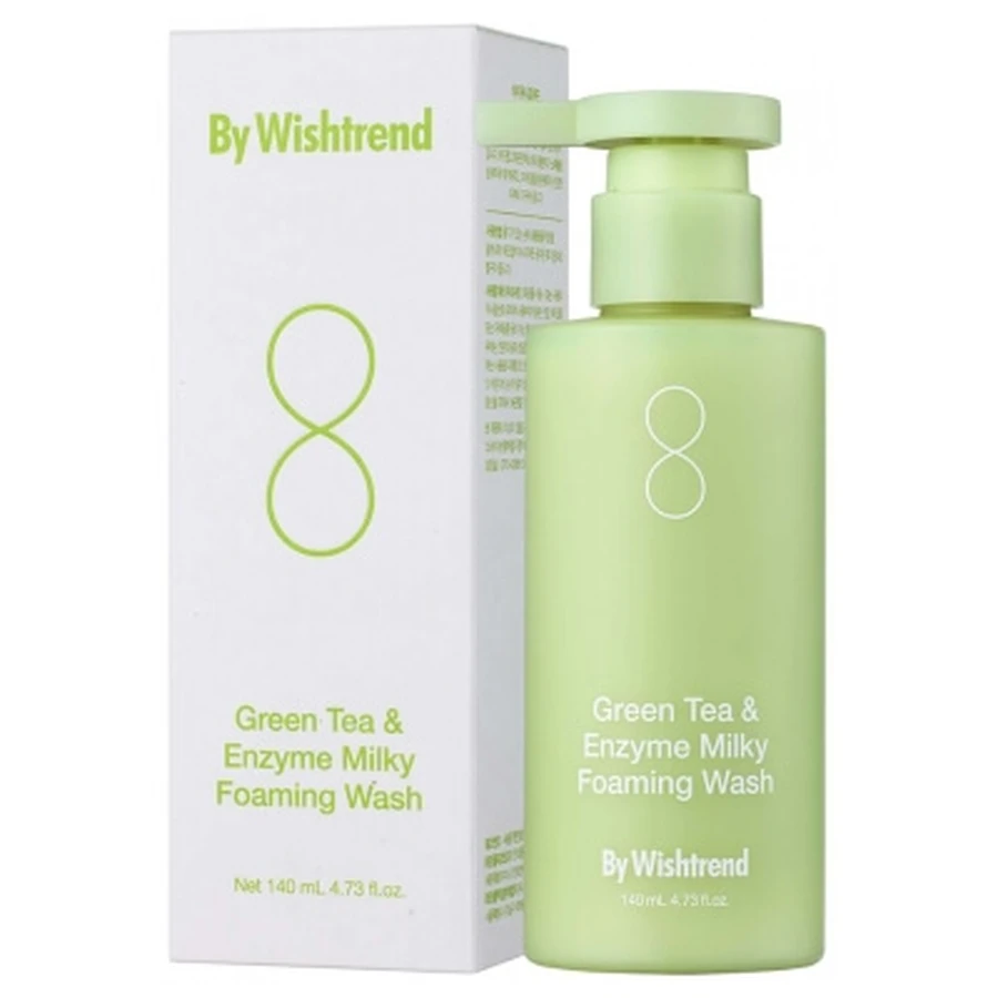 By Wishtrend Green Tea & Enzyme Milky Cleansing Foam 140 ml