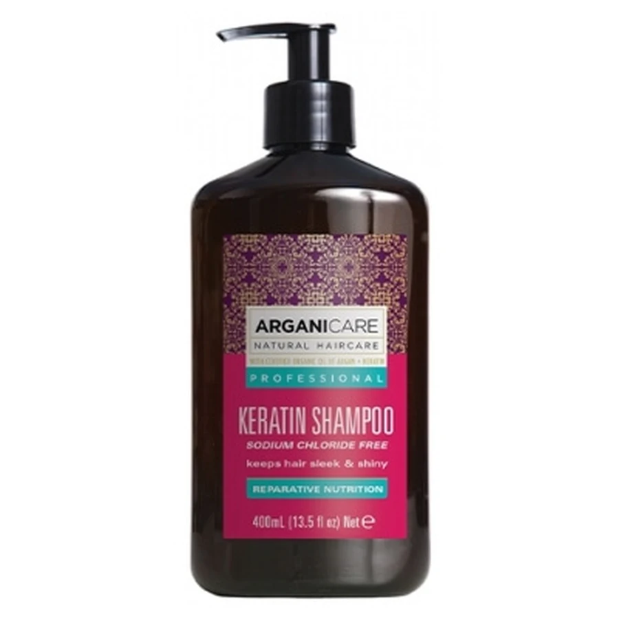 Champú reparador nutritivo con queratina de Arganicare