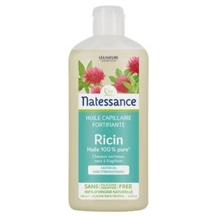Natessance Ricinusolie voor het haar, 250 ml