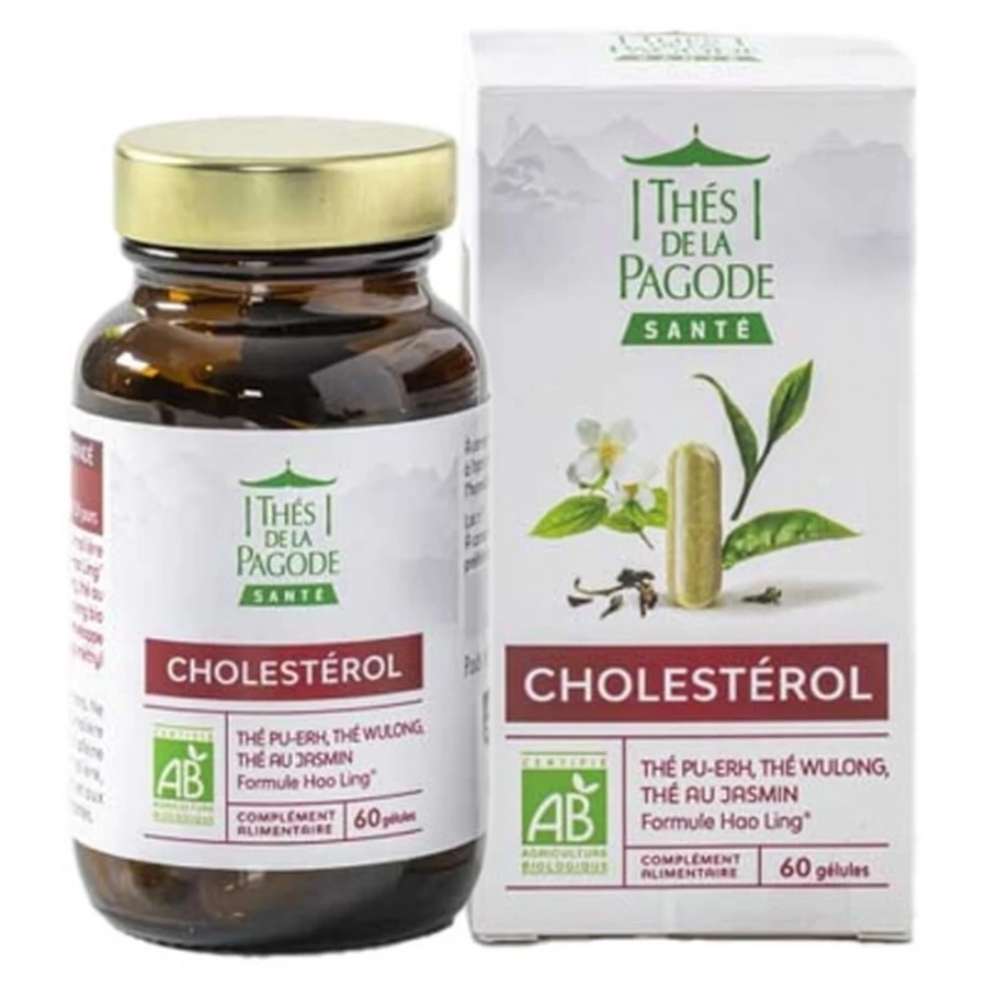 Thés de la Pagode Biologisch Cholesterol 60 capsules